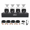 KIT DVR DAHUA 4CH 4 CAMARAS 2MP 1080P KITXVR1B04-I/T/4-B1A21N 12M DE GARANTIA