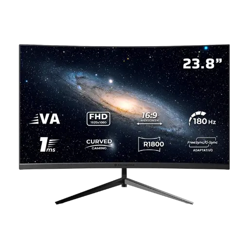 [7506215943031] MONITOR 24 BALAM RUSH ANDROMEDA MAG24Y 1MS 200HZ FULL HD CURVO VA DP HDMI ADATIVE SYNC BR-943031 12M DE GARANTIA