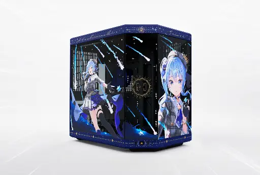 [848604050645] GABINETE HYTE Y70 HOSHIMACHI SUISEI EATX S/FUENTE CRISTAL AZUL CS-HYTE-Y70-SUISEI 12M DE GARANTIA
