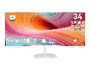 MONITOR 34 MSI PRO MP341CQW E12 1MS 120HZ UWQHD VA CURVO BLANCO BOCINAS ANTI-GLARE FREESYNC 12M DE GARANTIA