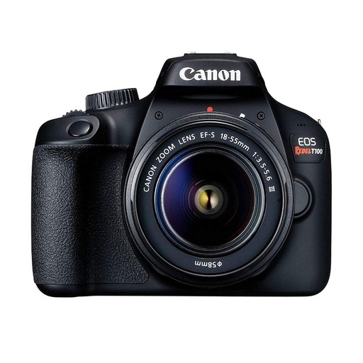 [013803300550] CAMARA DIGITAL CANON EOS REBEL T100 18.0 MP NEGRA 2628C003AA GARANTIA DIRECTO CON FABRICANTE