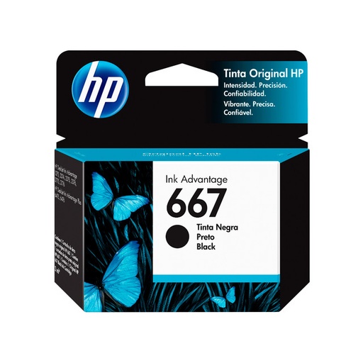 [193015522459] CARTUCHO HP 667 NEGRO 3YM79AL SIN GARANTIA