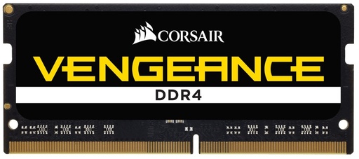 [843591067362] RAM CORSAIR VENGEANCE SODDR4 8GB 2400 NEGRO CMSX8GX4M1A2400C16 11M DE GARANTIA