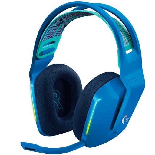 [097855159786] DIADEMA LOGITECH G733 GAMER LIGHTSPEED AZUL WIFI RGB 981-000942 11M DE GARANTIA