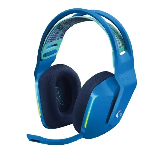 [097855159786] DIADEMA LOGITECH G733 GAMER LIGHTSPEED AZUL WIFI RGB 981-000942 12M DE GARANTIA