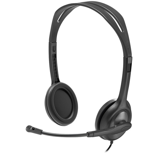 [097855114976] DIADEMA LOGITECH H111 GRIS 3.5MM 981-000612 11M DE GARANTIA