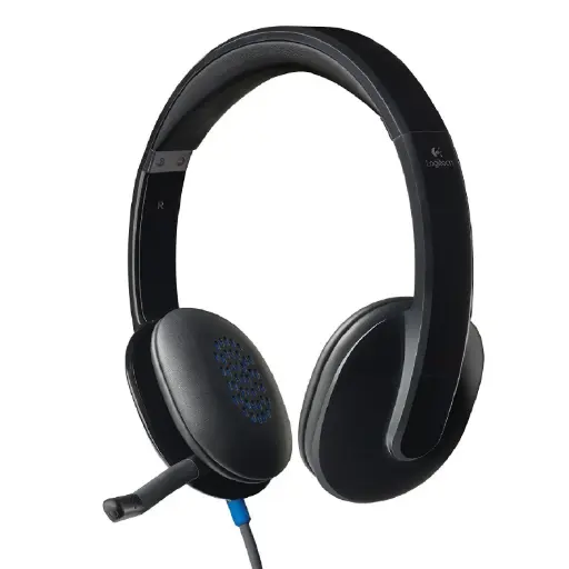 [097855089601] DIADEMA LOGITECH H540 STEREO NEGRO USB 981-000510 11M DE GARANTIA