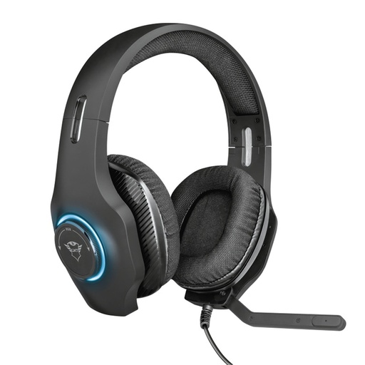 [8713439231380] DIADEMA TRUST GAMING GXT455 TORUS NEGRO 3.5MM/USB RGB 23138 3M DE GARANTIA