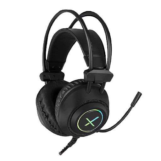 [7503028126866] DIADEMA XZEAL GAMER XZ2015 NEGRO 3.5MMMIC  UNIDIRECCIONAL  DESMONTABLE/FLEXIBLE  PC/CONSOLAS XZHD205B 6M DE GARANTIA