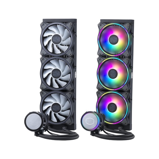 [884102082665] ENFRIAMIENTO COOLER MASTER MASTER LIQUID ML360 ILUSION NEGRO RGB MLX-D36M-A18P2-R1 11M DE GARANTIA
