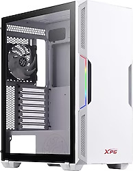 [842243024074] GABINETE ADATA XPG STARKER BLANCO ARGB ATX S/FUENTE CRISTAL STARKER-WHCWW 11M DE GARANTIA