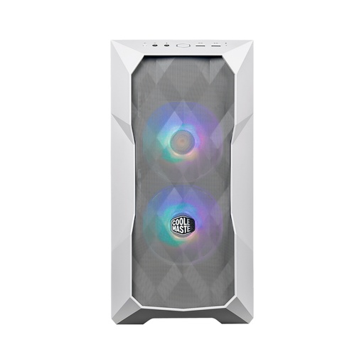 [884102096488] GABINETE COOLER MASTER MASTERBOX TD300 MESH BLANCO ARGB MINI ATX TD300-WGNN-S00 SIN GARANTIA