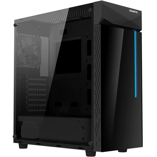 [813567026655] GABINETE GIGABYTE C200 GLASS NEGRO RGB ATX S/FUENTE CRISTAL GB-C200G SIN GARANTIA