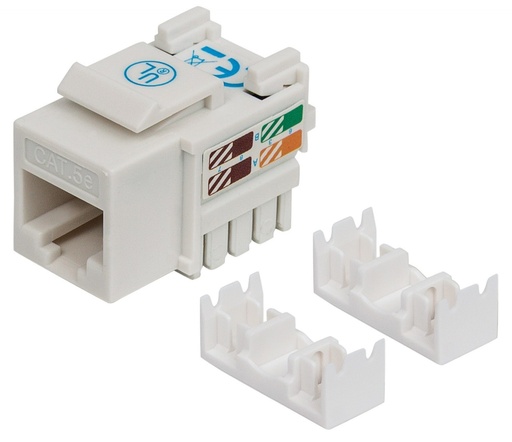 [766623210355] JACK INTELLINET CAT 5E DE IMPACTO KEYSTONE BLANCO 210355 11M DE GARANTIA