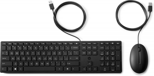[194721887757] KIT TECLADO Y MOUSE HP 320MK TEC/ESP ALAMBRICO USB-A NEGRO 9SR36AA GARANTIA CON FABRICANTE