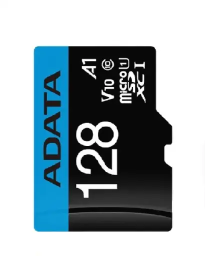 [4713218461940] MEMORIA MICRO SD 128GB CLASE10 ADATA V10 SDXC AUSDX128GUICL10A1-RA1 1M DE GARANTIA